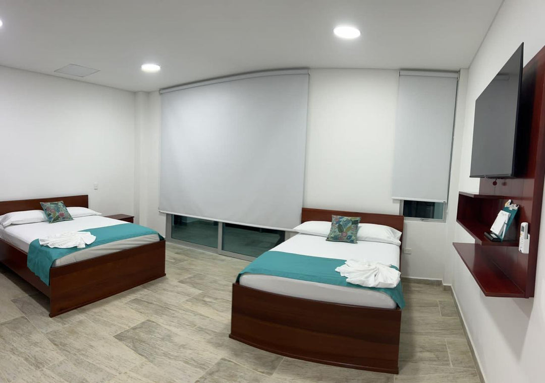 Habitación con vista al municipio de Juradó